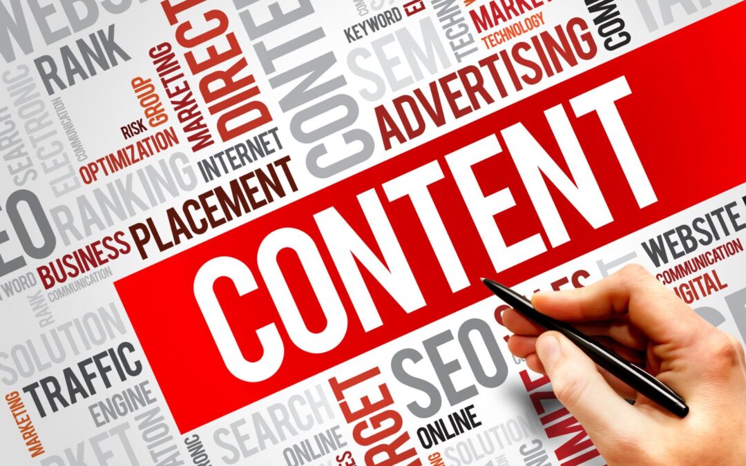 Content for your website to your web designer.